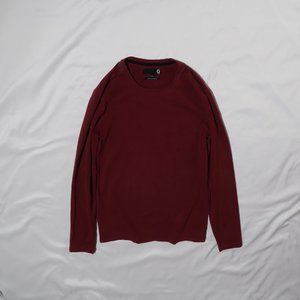 G By Guess, Long Sleeve, Small, Maroon